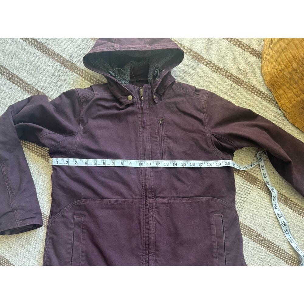 Carhartt Full Swing Caldwell Jacket Insulated Women’s Small 4/6 Purple Hood Line - Picture 3 of 9